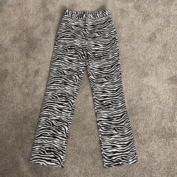 motel rocks zebra pants dupe